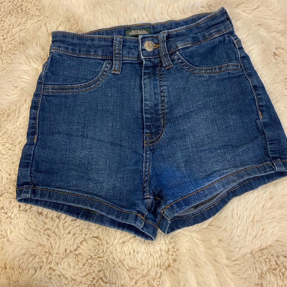 Wild Fable Blue Denim Jean Shorts